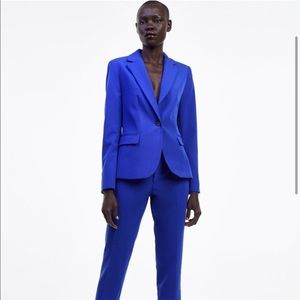 Zara Royal Blue Pants Suit